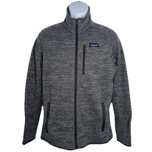 Patagonia Better Sweater Full Zip Fleece Jacket Mens Medium Gray 25528